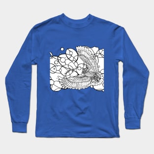 COLOR YOUR OWN TEE Flying Owl Long Sleeve T-Shirt